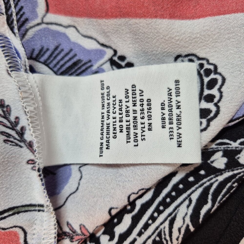 Ruby Rd Women's Tunic Size 2X Floral Colorful Pattern Top Blouse (11) - Picture 7 of 11